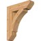 Ekena Millwork Thorton Slat Smooth Bracket, Western Red Cedar, 5 1/2"W x 24"D x 28"H BKT06X24X28THR06SWR - alternate 1